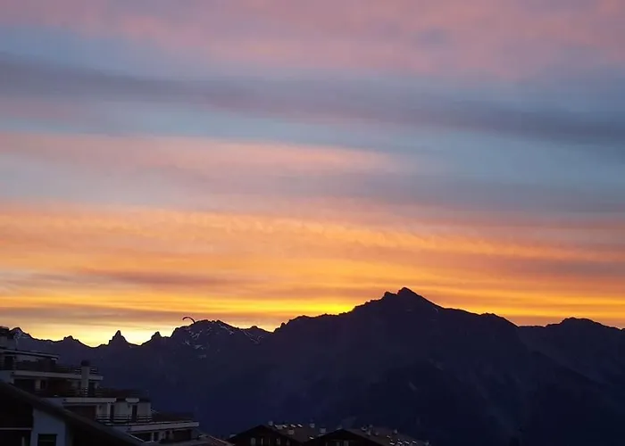 Superbe Avec Vue Panoramique Au Pied Des Pistes Apartmán *