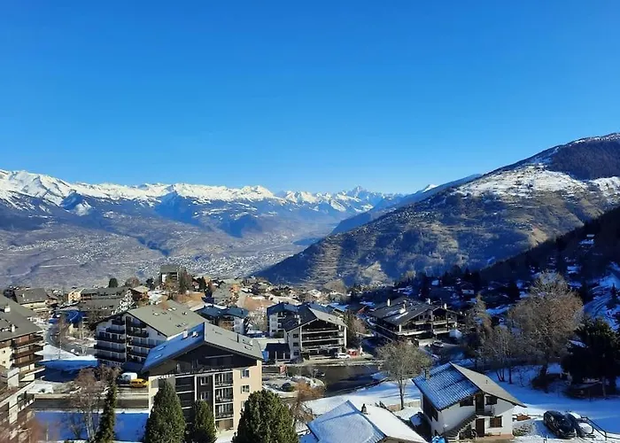 Superbe Avec Vue Panoramique Au Pied Des Pistes * Nendaz